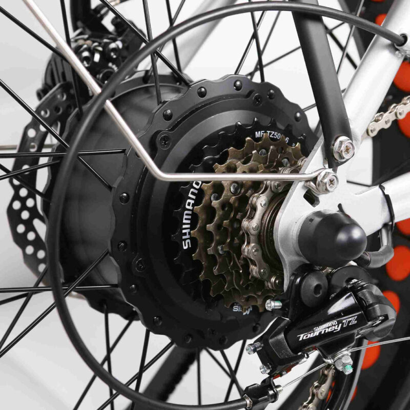NAKTO Folding Ox 48V/12Ah 500W Fat Tire Electric Bike - Image 9