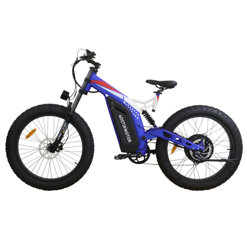 AOSTIRMOTOR S17 48V/20Ah 1500W Fat Tire Electric Bike - Image 4