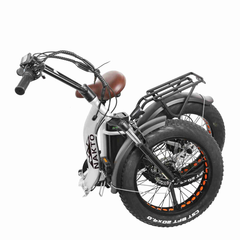 NAKTO Folding Ox 48V/12Ah 500W Fat Tire Electric Bike - Image 3