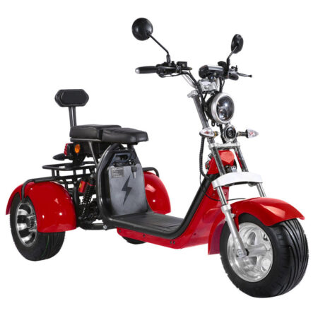 Citycoco 60V/40Ah 2000W Electric Trike Scooter - Red