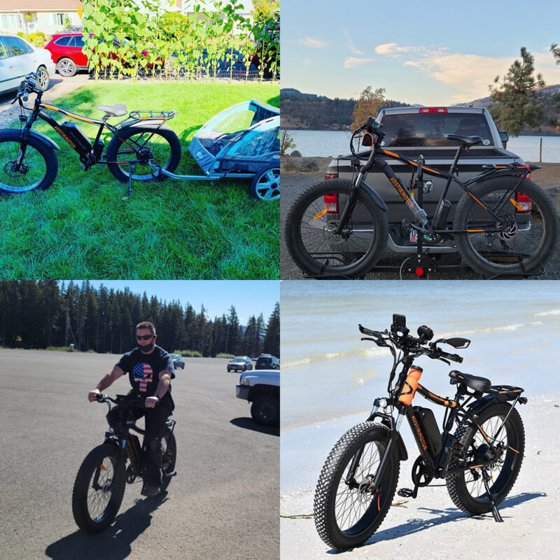 AOSTIRMOTOR S07-B 48V/13Ah 750W Fat Tire Electric Bike - Image 5