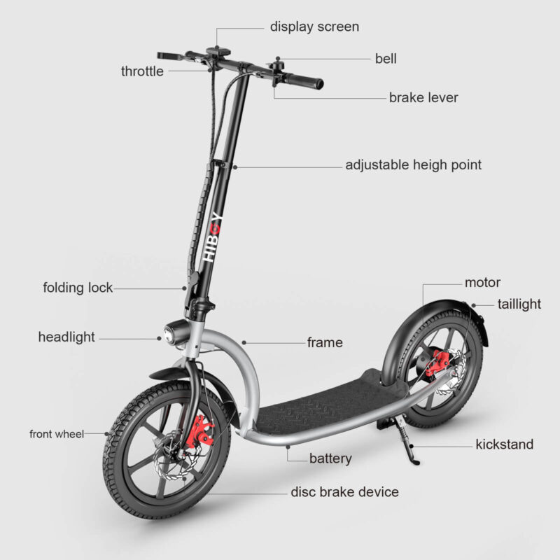 Hiboy VE1 Pro 48V/10Ah 500W Electric Scooter - Image 7