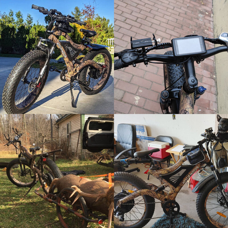 AOSTIRMOTOR S18 48V/15Ah 1500W Fat Tire Electric Bike - Image 5