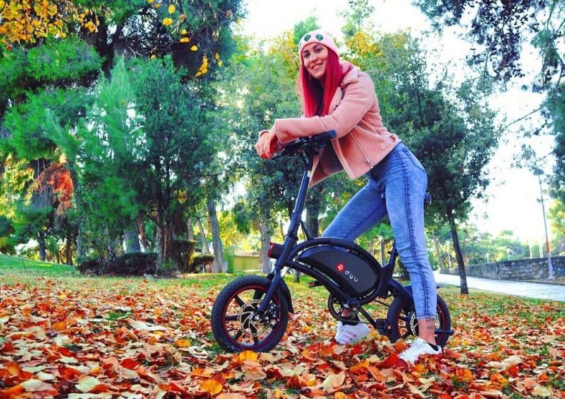 DYU D3F 36V/10Ah 250W Folding Electric Mini Bike - Image 11