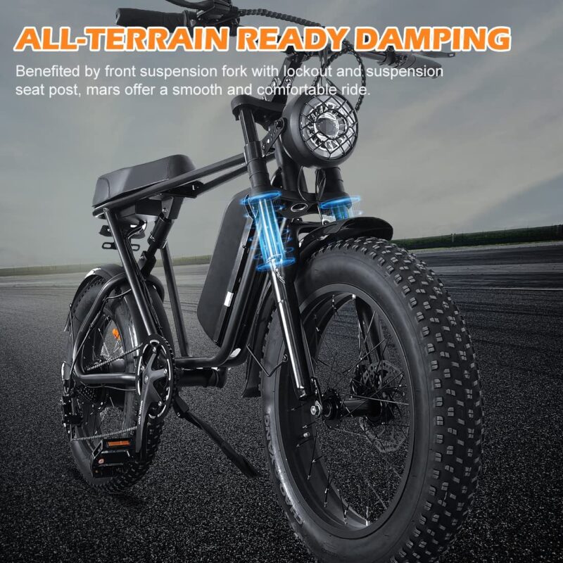 EMOKO C91 48V/15Ah 1000W Electric Bike - Image 9