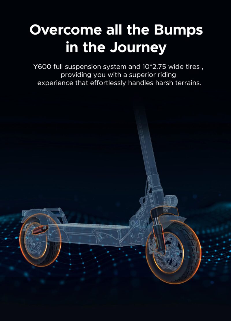 ENGWE Y600 48V/18Ah 830W Electric Scooter - Image 10
