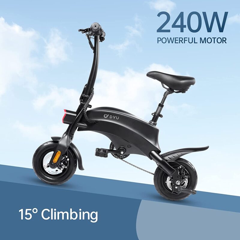DYU S2 36V/10Ah 240W Electric Mini Bike - Image 12