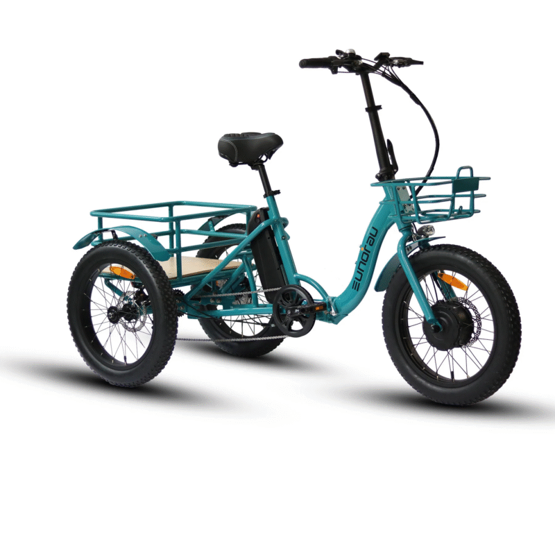 EUNORAU NEW-TRIKE 48V/12.5Ah 500W Step-Thru Folding Electric Trike - Image 6