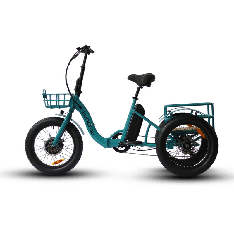 EUNORAU NEW-TRIKE 48V/12.5Ah 500W Step-Thru Folding Electric Trike - Image 7