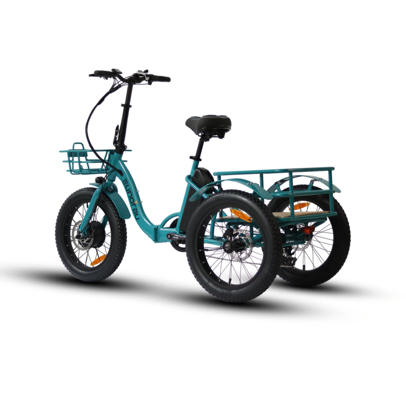 EUNORAU NEW-TRIKE 48V/12.5Ah 500W Step-Thru Folding Electric Trike - Image 8