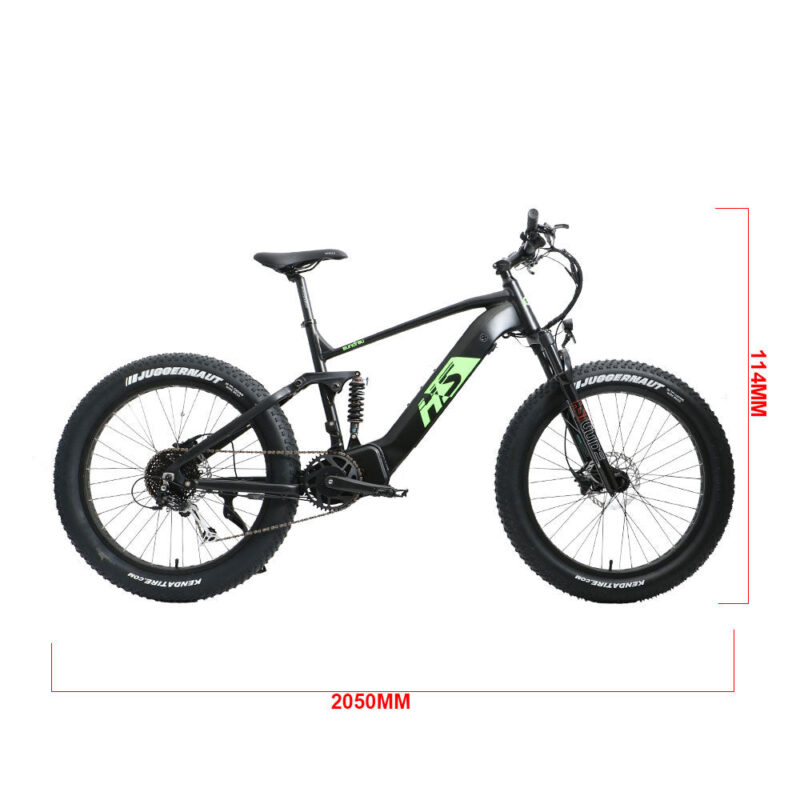EUNORAU FAT-HS 48V/14Ah 1000W Fat Tire Electric Mountain Bike - Image 13