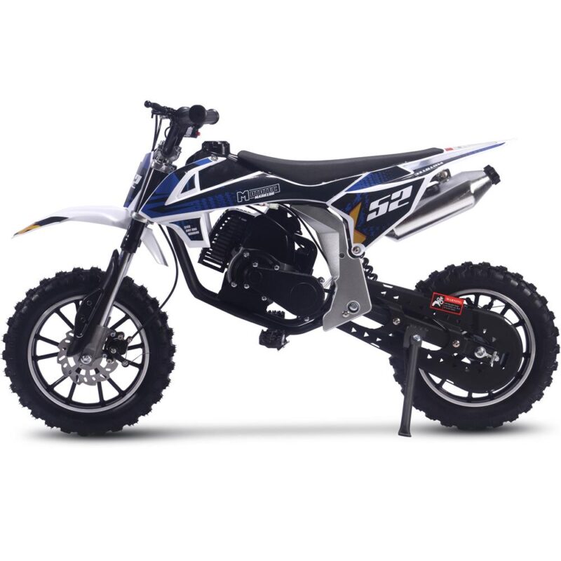 MotoTec Warrior 52cc 2-Stroke Kids Gas Dirt Bike - Image 14