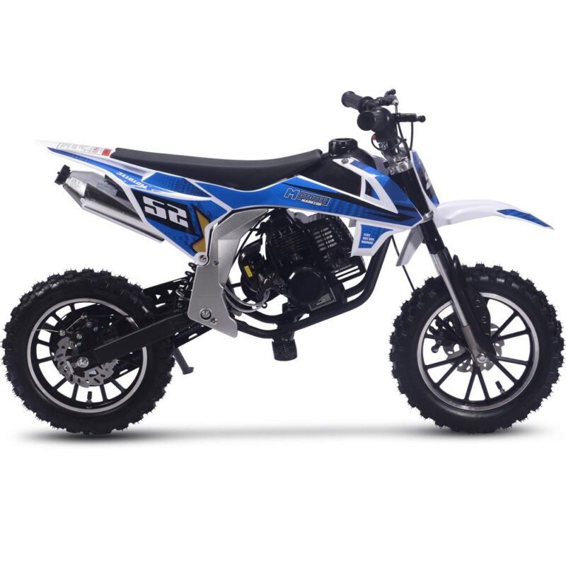 MotoTec Warrior 52cc 2-Stroke Kids Gas Dirt Bike - Image 11