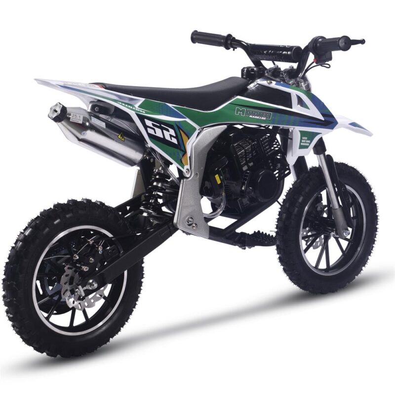 MotoTec Warrior 52cc 2-Stroke Kids Gas Dirt Bike - Image 4