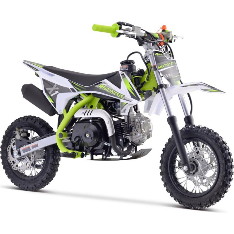 MotoTec X1 110cc 4-Stroke Gas Dirt Bike - Image 5