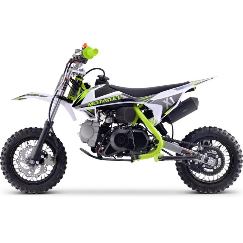 MotoTec X1 110cc 4-Stroke Gas Dirt Bike - Image 2