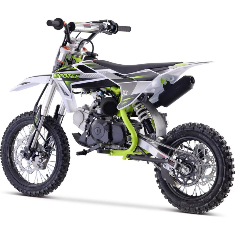 MotoTec X2 110cc 4-Stroke Gas Dirt Bike - Image 3