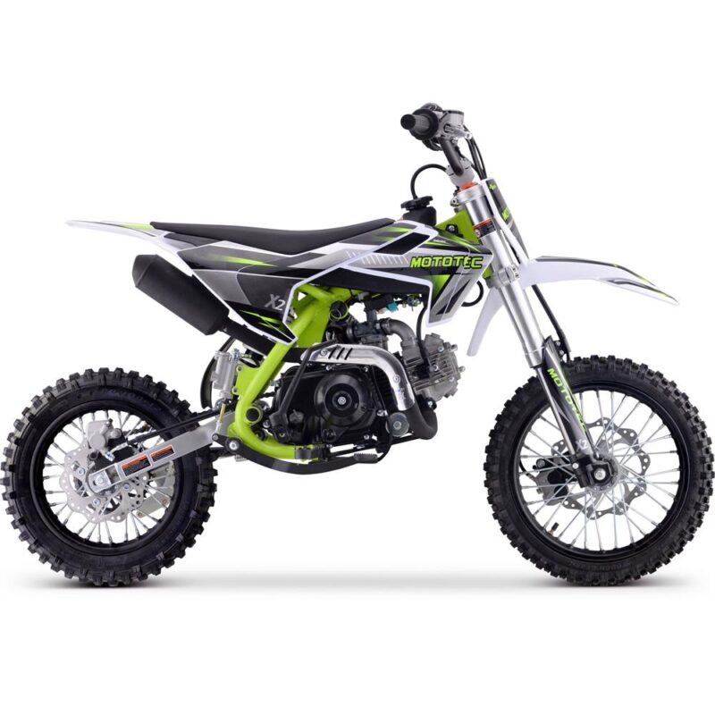 MotoTec X2 110cc 4-Stroke Gas Dirt Bike - Image 4