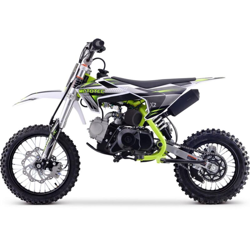MotoTec X2 110cc 4-Stroke Gas Dirt Bike - Image 2