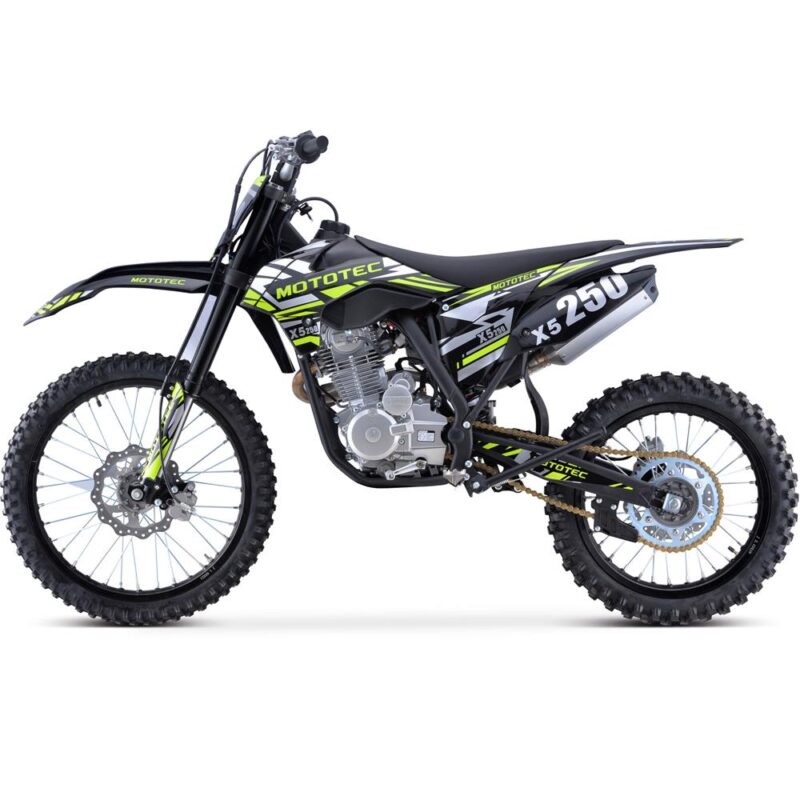 MotoTec X5 250cc 4-Stroke Gas Dirt Bike - Image 2