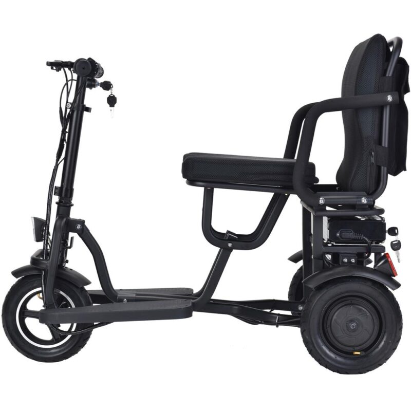 MotoTec Folding Mobility Electric Trike 48V/10Ah 700W - Image 3