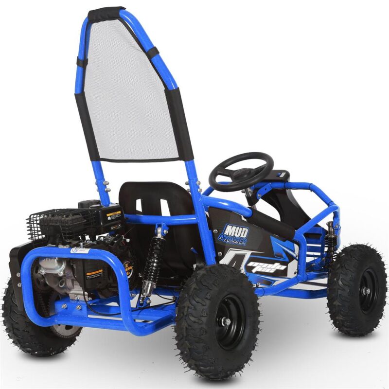 MotoTec Mud Monster 98cc Go-Kart Full Suspension - Image 4