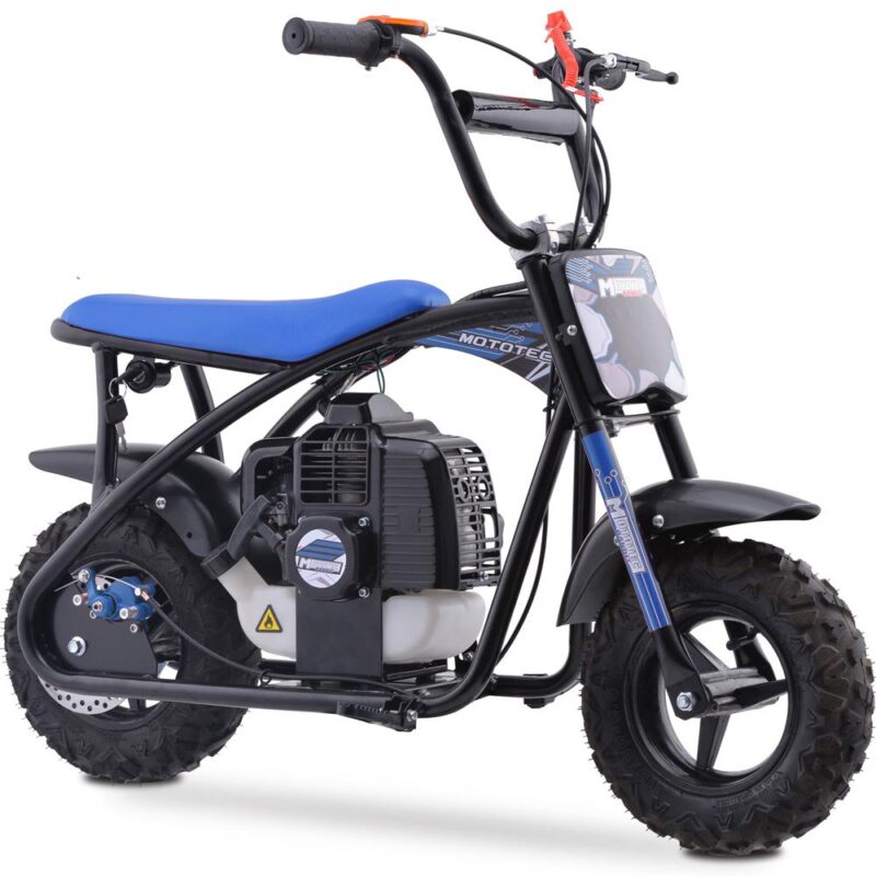 MotoTec Bandit 52cc 2-Stroke Kids Gas Mini Bike - Image 6