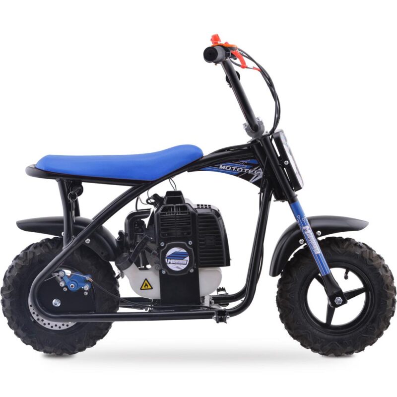 MotoTec Bandit 52cc 2-Stroke Kids Gas Mini Bike - Image 5