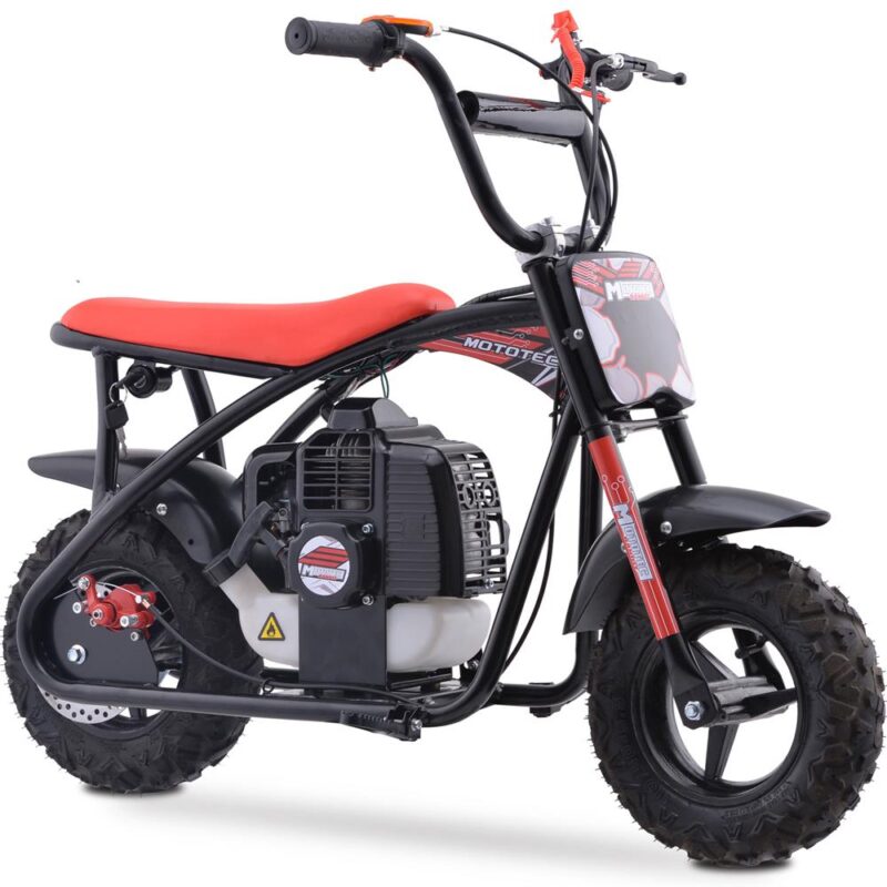 MotoTec Bandit 52cc 2-Stroke Kids Gas Mini Bike - Image 12