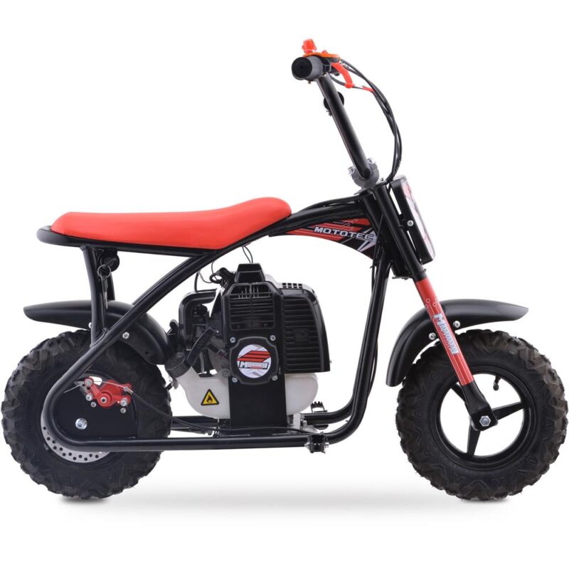 MotoTec Bandit 52cc 2-Stroke Kids Gas Mini Bike - Image 11