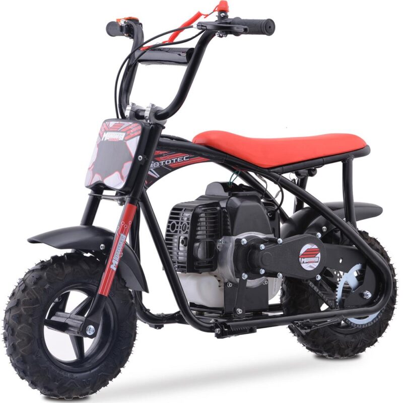 MotoTec Bandit 52cc 2-Stroke Kids Gas Mini Bike - Image 7
