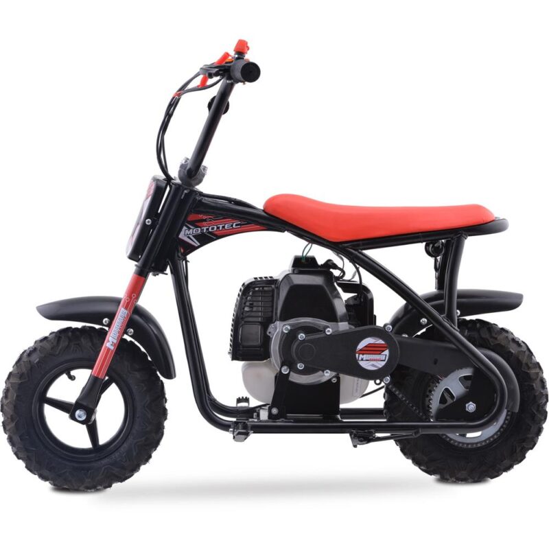 MotoTec Bandit 52cc 2-Stroke Kids Gas Mini Bike - Image 8