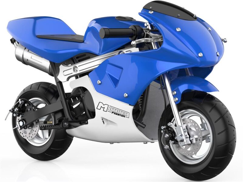 MotoTec Phantom Gas Pocket Bike 49cc 2-Stroke - Image 6