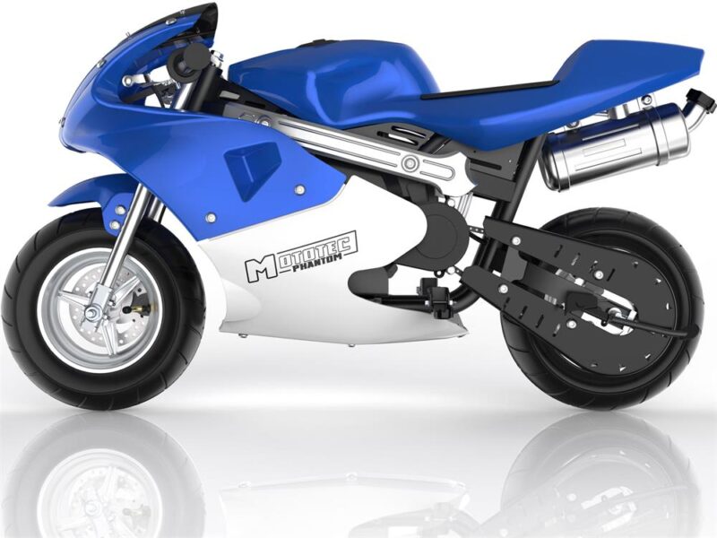 MotoTec Phantom Gas Pocket Bike 49cc 2-Stroke - Image 2