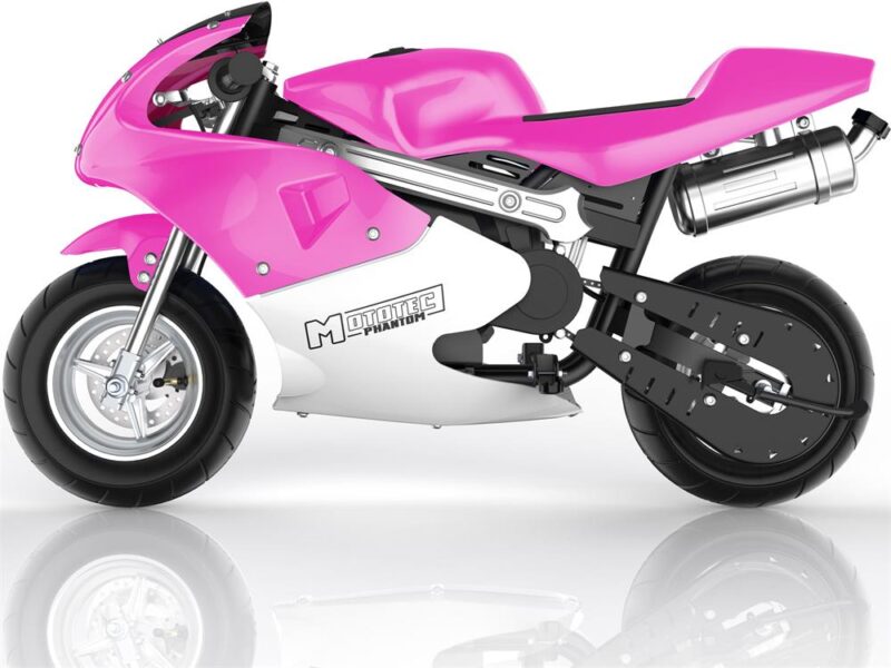 MotoTec Phantom Gas Pocket Bike 49cc 2-Stroke - Image 8