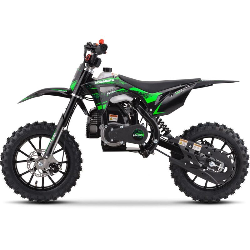 MotoTec Thunder 50cc 2-Stroke Kids Gas Dirt Bike - Image 8