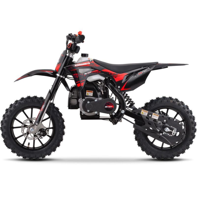 MotoTec Thunder 50cc 2-Stroke Kids Gas Dirt Bike - Image 14