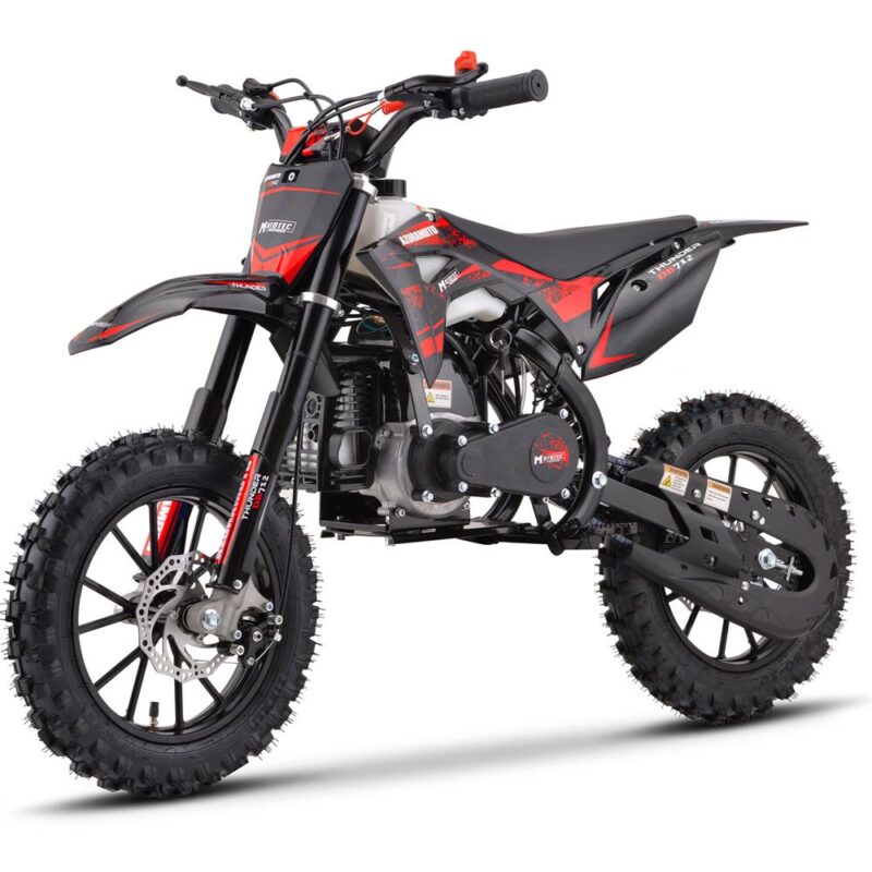 MotoTec Thunder 50cc 2-Stroke Kids Gas Dirt Bike - Image 13