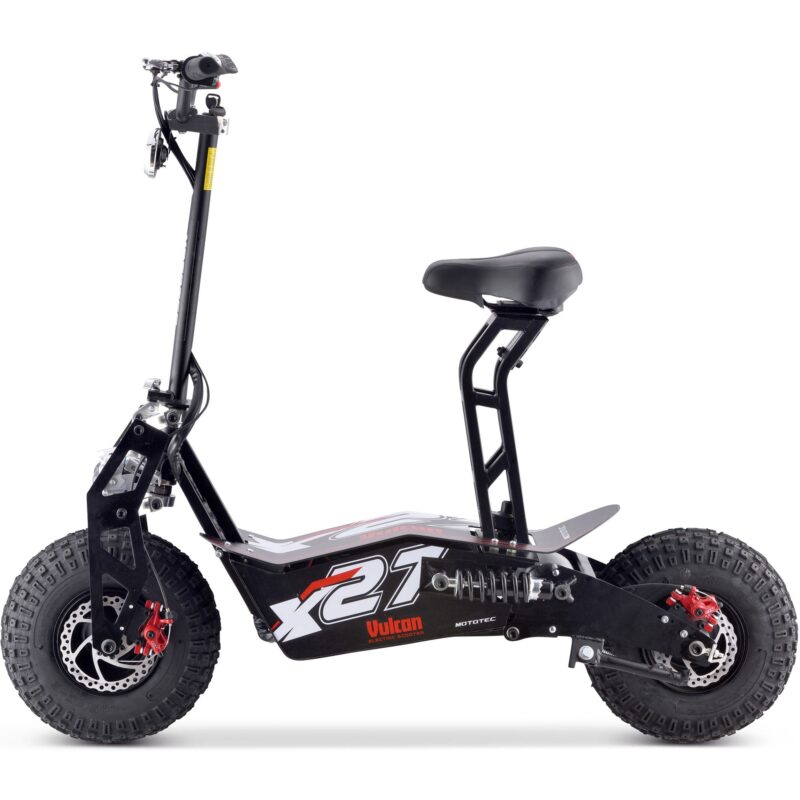 MotoTec Vulcan 48V/12Ah 1600W Electric Scooter - Image 6