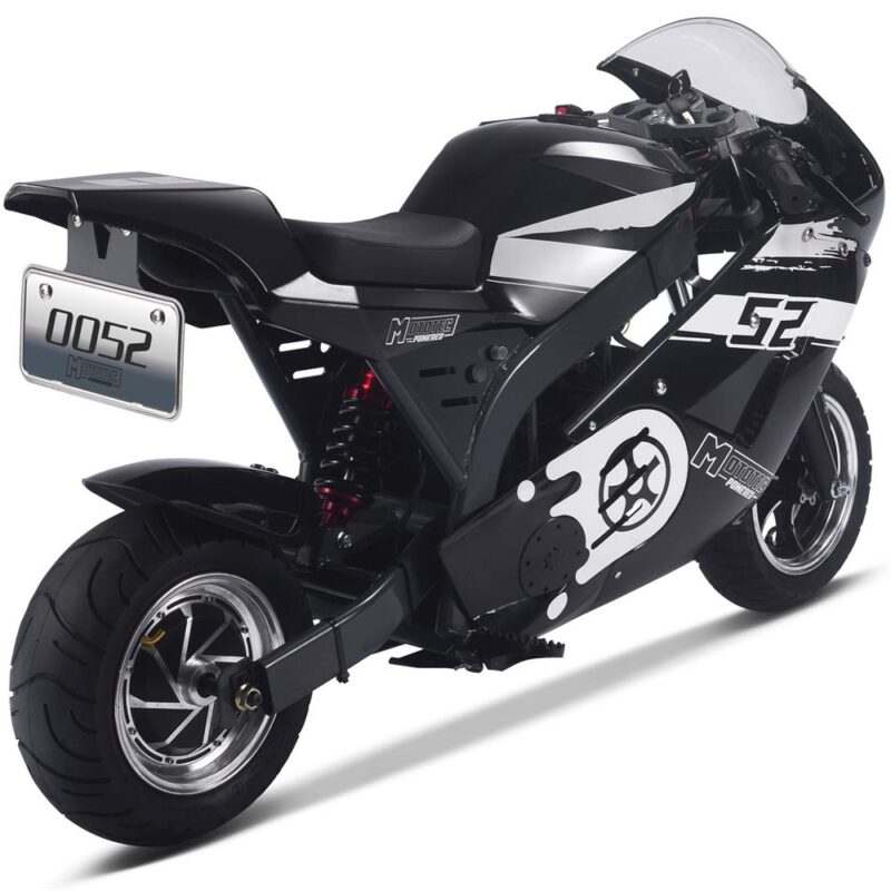 MotoTec 48V/12Ah 1000W Electric Pocket Bike - Image 4
