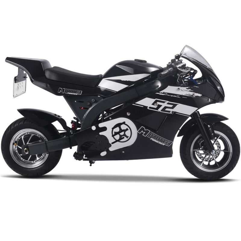 MotoTec 48V/12Ah 1000W Electric Pocket Bike - Image 5