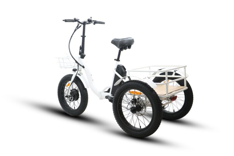 EUNORAU NEW-TRIKE 48V/12.5Ah 500W Step-Thru Folding Electric Trike - Image 4
