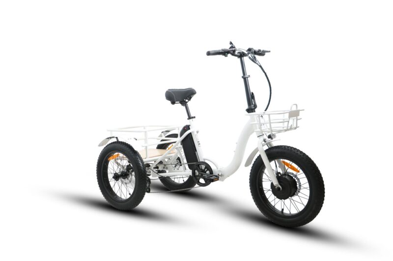 EUNORAU NEW-TRIKE 48V/12.5Ah 500W Step-Thru Folding Electric Trike - Image 2