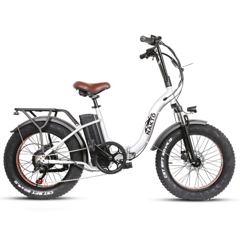 NAKTO Folding Ox 48V/12Ah 500W Fat Tire Electric Bike - Image 2