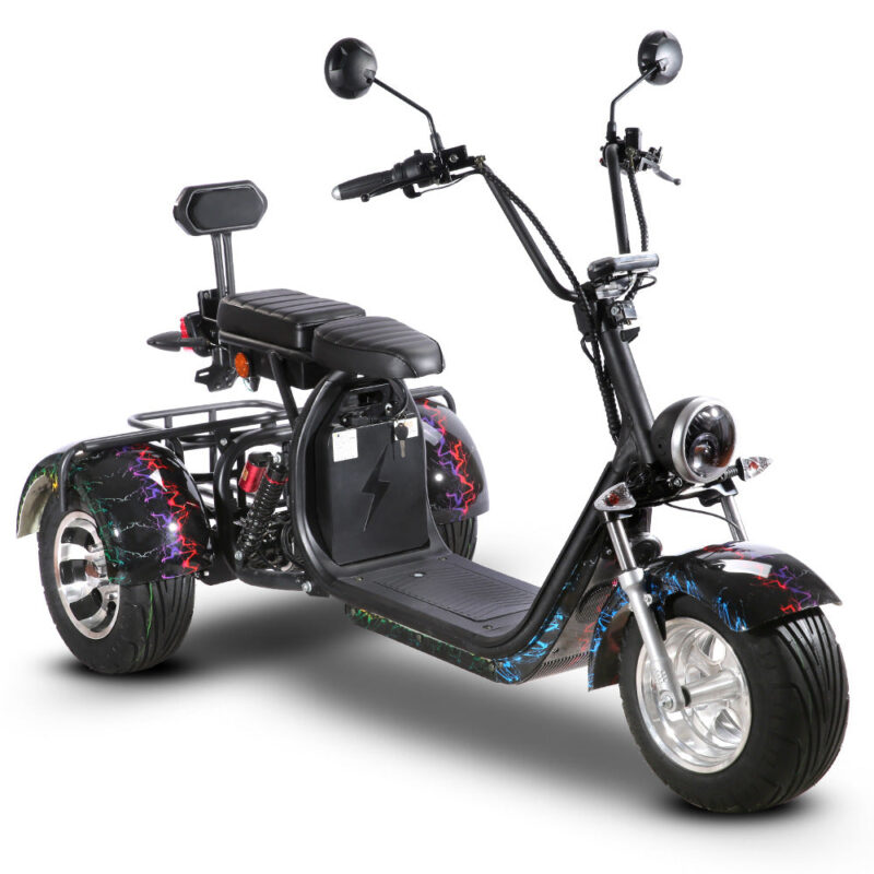 SoverSky T7.1 60V/20Ah 2000W Electric Trike Scooter - Image 3