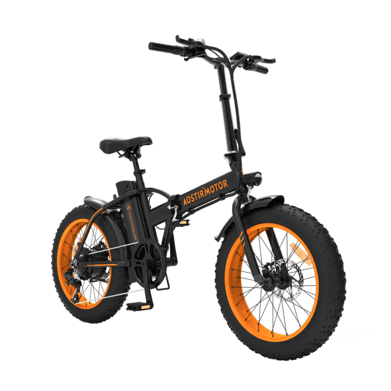 AOSTIRMOTOR A20 36V/13Ah 500W Fat Tire Folding Electric Bike - Image 3