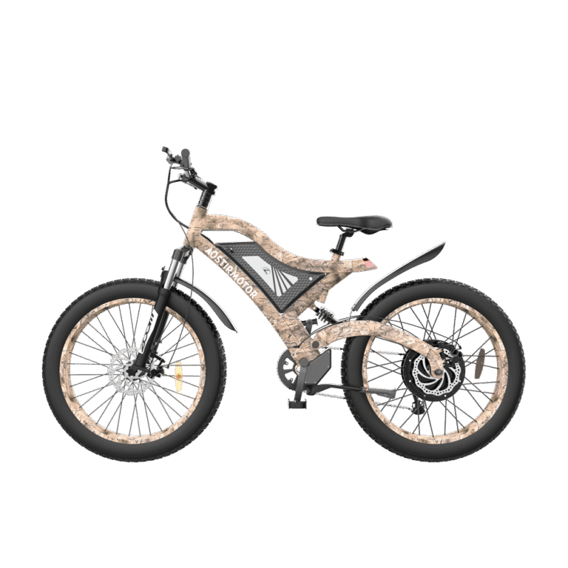 AOSTIRMOTOR S18 48V/15Ah 1500W Fat Tire Electric Bike - Image 4