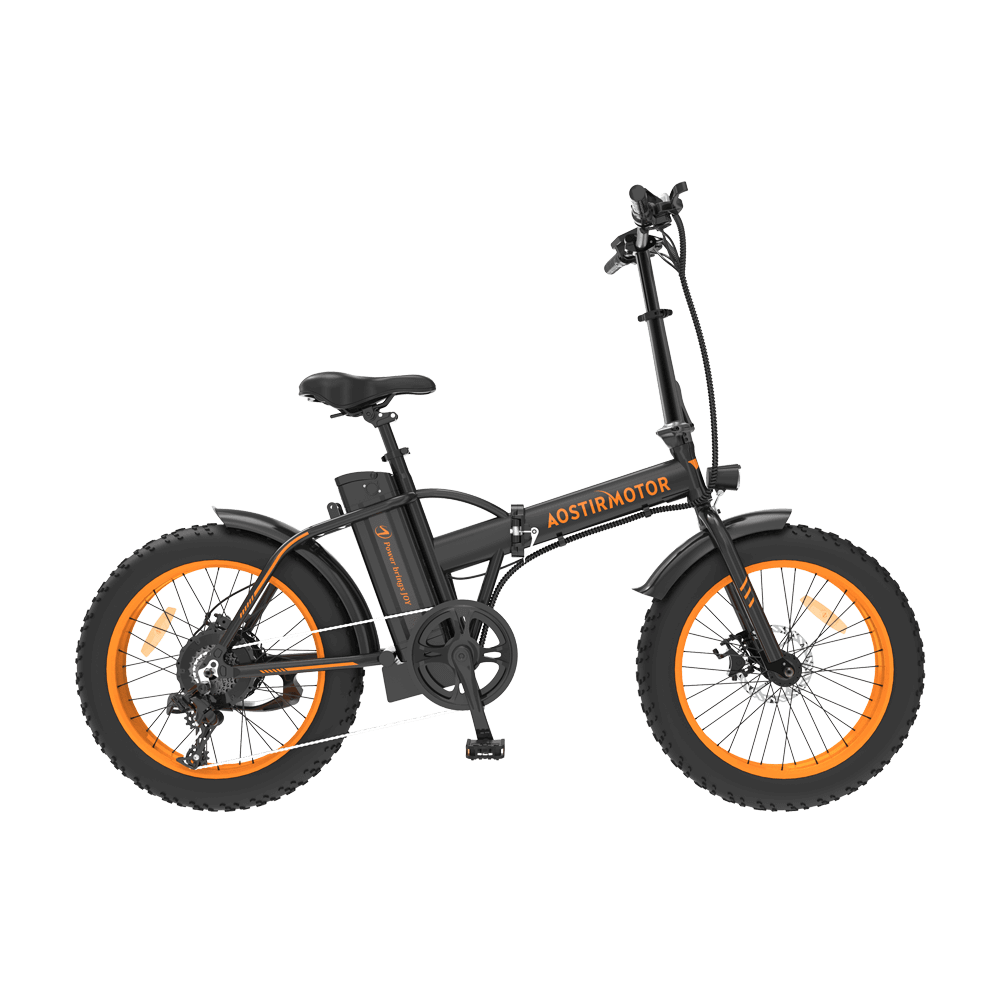AOSTIRMOTOR A20 36V/13Ah 500W Fat Tire Folding Electric Bike