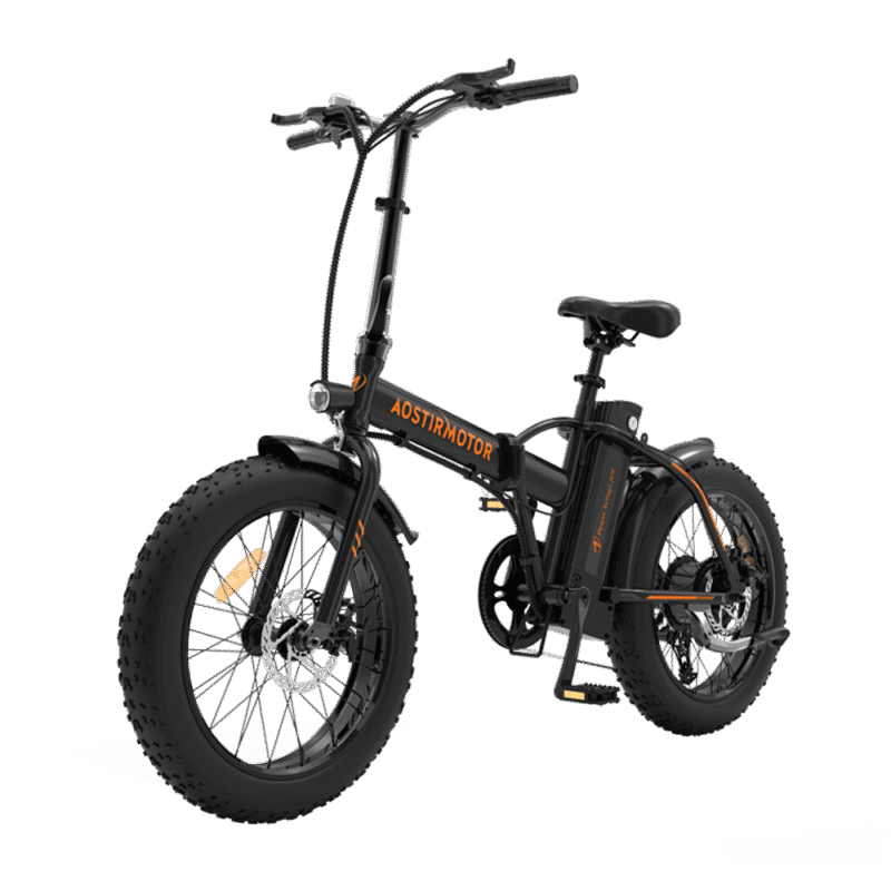 AOSTIRMOTOR A20 36V/13Ah 500W Fat Tire Folding Electric Bike - Image 5