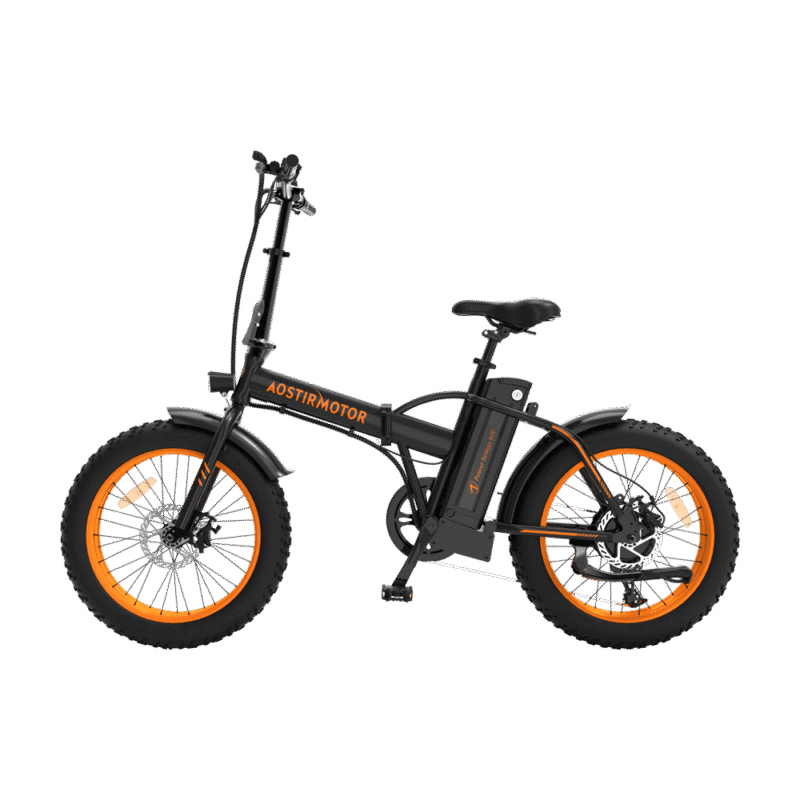 AOSTIRMOTOR A20 36V/13Ah 500W Fat Tire Folding Electric Bike - Image 7